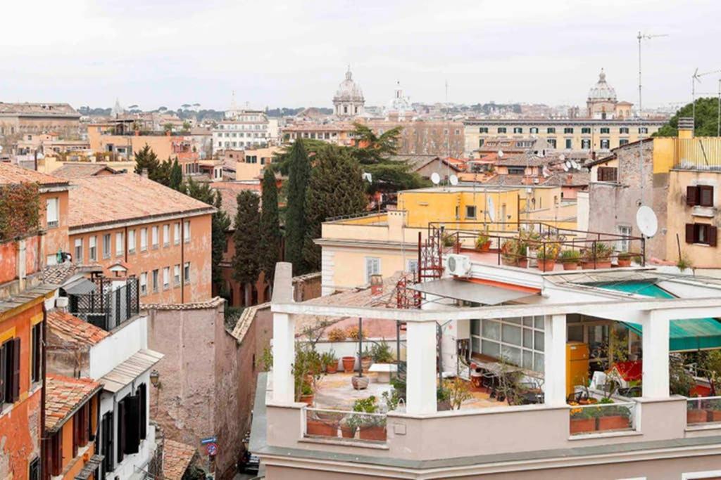 White Panoramic Jacuzzi Suite Trastevere - Top Collection Rome Buitenkant foto